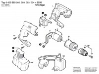 Bosch 0 600 903 604 2350 T Batt-Oper Drill 12 V / Eu Spare Parts